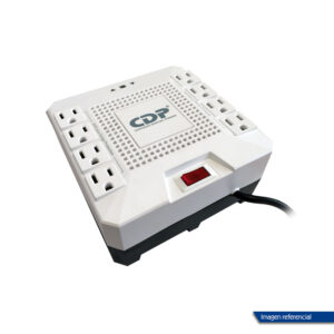 Regulador de voltaje CDP RC-AVR pro 1808i, 1800VA, 1000W, 220V, 8 tomacorrientes.