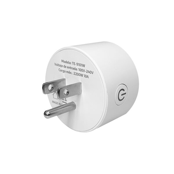 Enchufe / Tomacorriente inteligente TEROS TE-9101W, Wi-Fi, incluye 1 x toma, color blanco - Imagen 4
