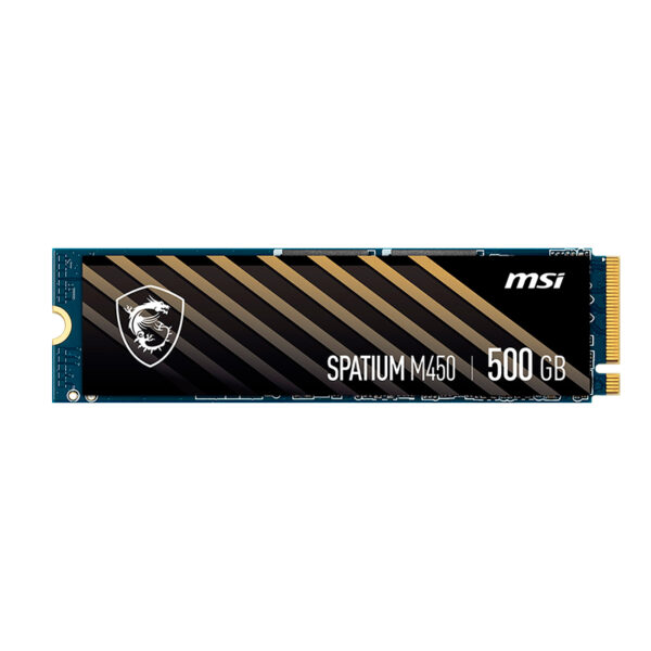 Unidad de Estado Solido MSI SPATIUM M450 500GB M.2.2280 PCIe Gen 4.0x4, NVMe 1.4
