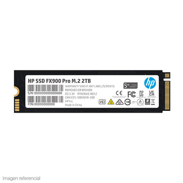 Unidad en estado solido HP FX900 Pro M.2 2280 2TB PCIe Gen4 x4 NVMe 1.4