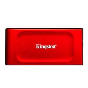 Unidad en estado sólido externa Kingston XS1000, 1TB, USB 3.2 Gen 2 Tipo-C, Color Rojo
