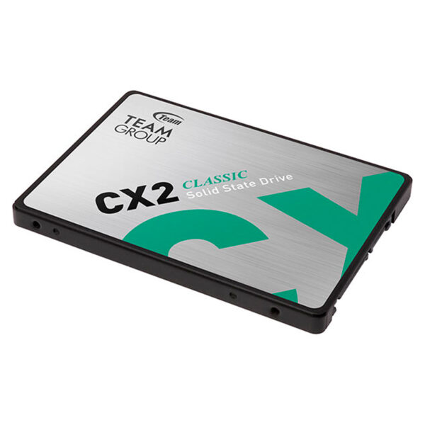 Unidad de estado solido Teamgroup CX2, 256GB, SATA 6.0 Gb/s, 2.5", ECC, DC +5V - Imagen 2