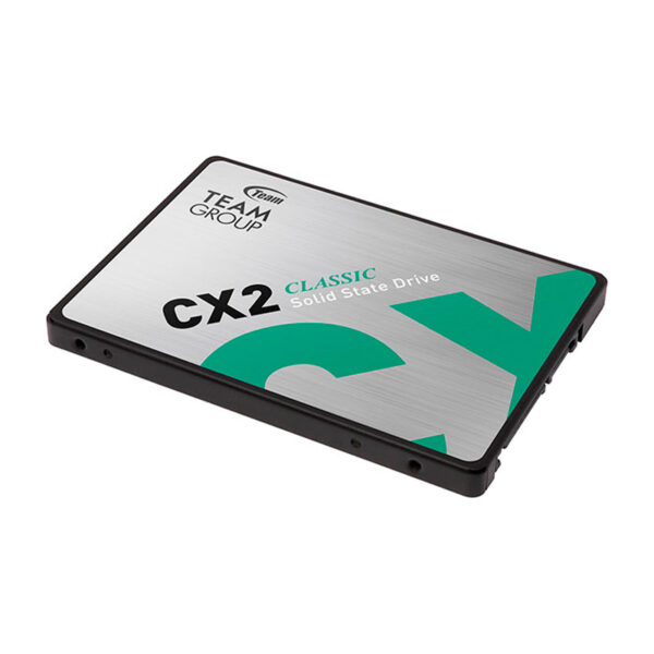 Unidad de estado solido Teamgroup CX2, 512GB, SATA 6.0 Gb/s, 2.5", ECC, DC +5V - Imagen 2