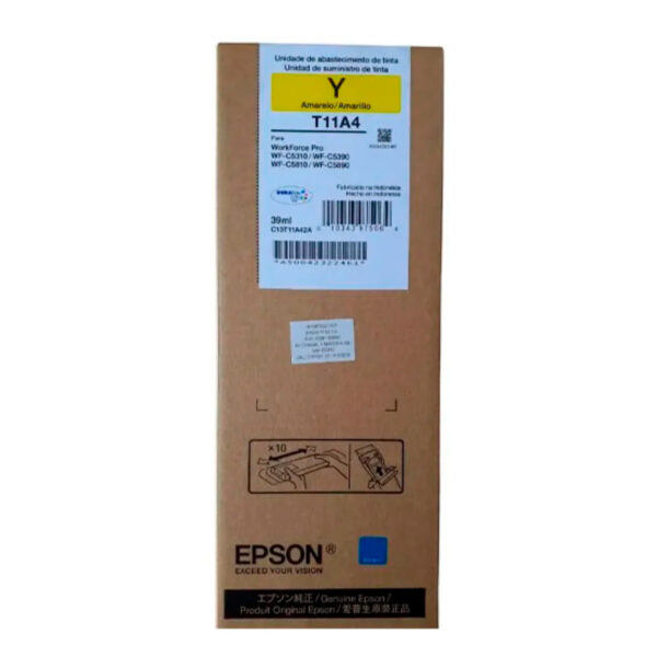 Bolsa de tinta EPSON T11A420-AL Color Amarilla. - Imagen 2