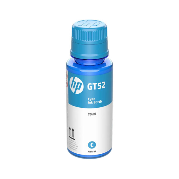 Botella de tinta original Cian HP GT52 (M0H54AL), 70ml. - Imagen 2