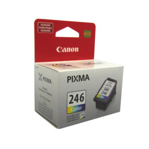Cartucho de tinta Canon CL-246, Tri-Color, FINE Technology, 180 paginas.