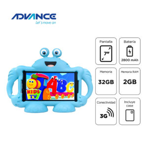 Tablet Advance Intro TR7996, 7" IPS 1024x600, Android 11 Go, 3G, Dual SIM, 32GB, RAM 2GB