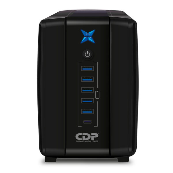 UPS CDP R-UPR758i, Interactivo, 750VA, 375W, 220Vca / 50/60Hz (Ajuste Automático)