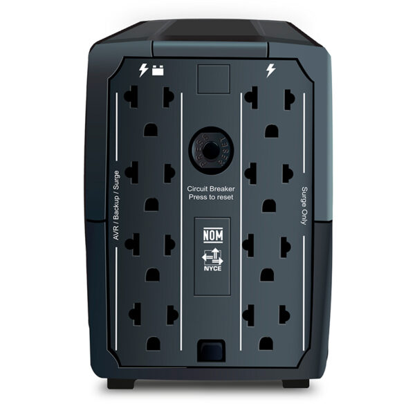 UPS CDP R-UPR758i, Interactivo, 750VA, 375W, 220Vca / 50/60Hz (Ajuste Automático) - Imagen 2