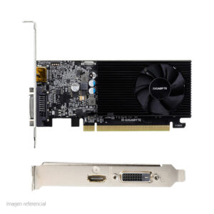 Tarjeta de video Gigabyte Nvidia GeForce GT 1030, 2GB DDR4 64-bit, Low ProFile.