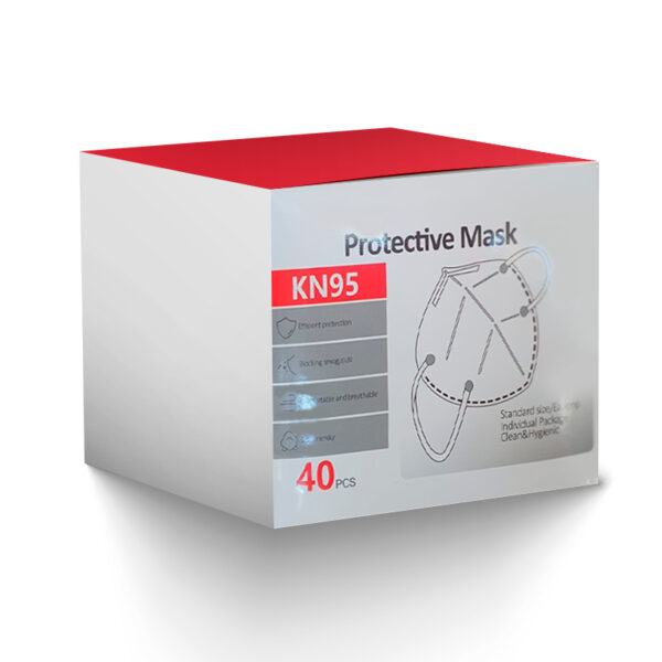 Mascarilla Protectora KN95, Caja x 40 unidades - Color Blanco - Imagen 2