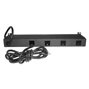 Regleta de enchufes horizontales básicas para montaje en rack