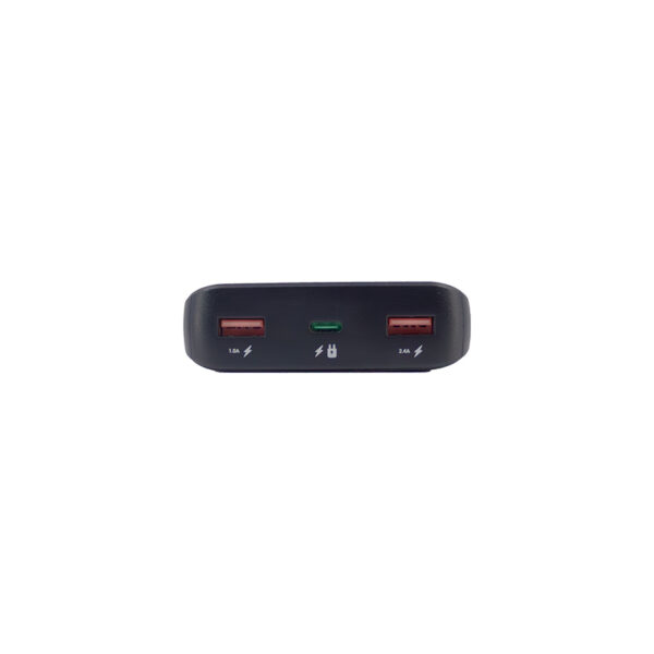 Powerbank TEROS TE-7057N, 20000MAh, USB-A, USB-C, negro - Imagen 3