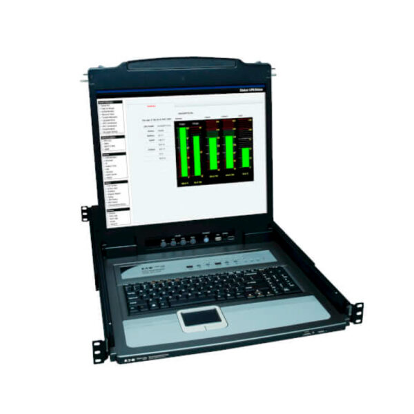 Consola KVM Tripp-Lite para instalación en rack de 1U de 16 puertos Netdirector/LCD de 19"