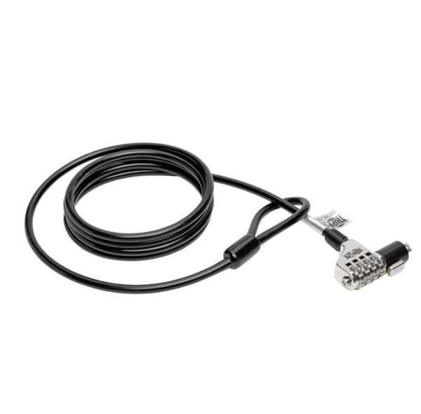 Candado de Seguridad de Combinación para Laptop Tripp-Lite SEC6C, 1.83 m, negro.