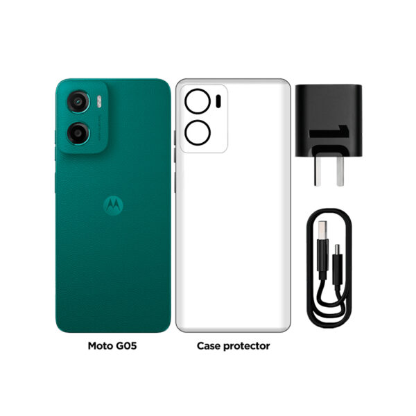 Smartphone Motorola moto g05, Pantalla: 6.7"/LCD/HD+/90Hz, SO: Android 15, Color Verde - Imagen 2