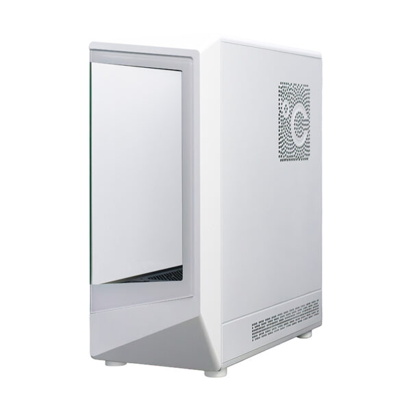 Case gamer TEROS TE-1322G, Mid Tower, USB 3.0 / USB 2.0, audio, ventilador ARGB, blanco - Imagen 3
