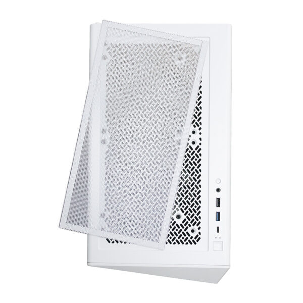 Case gamer TEROS TE-1322G, Mid Tower, USB 3.0 / USB 2.0, audio, ventilador ARGB, blanco - Imagen 5
