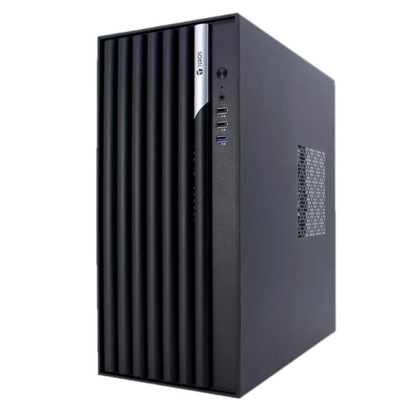 Case TEROS TE-1036S, Factor de forma ATX, 250 W, USB 3.0 / 2.0, audio, negro. - Imagen 2