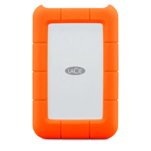 Disco duro externo portatil LACIE Rugged, 1TB, Interfaz USB-C, Color Naranja