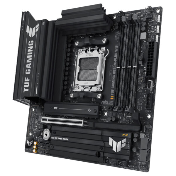 Motherboard ASUS TUF GAMING B850M-PLUS WIFI, Chipset AMD B850, Socket AMD AM5, mATX - Imagen 2