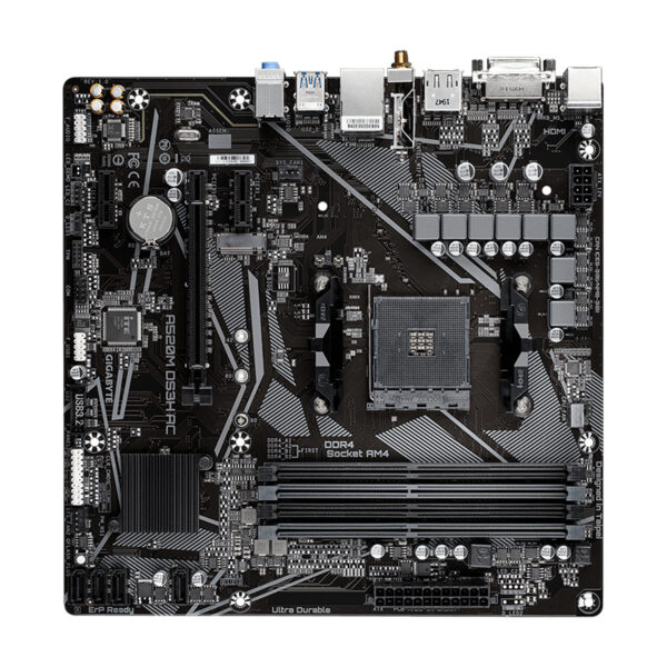 Motherboard Gigabyte A520M DS3H AC, AM4, DDR4, DVI-D, HDMI, DP, Micro-ATX