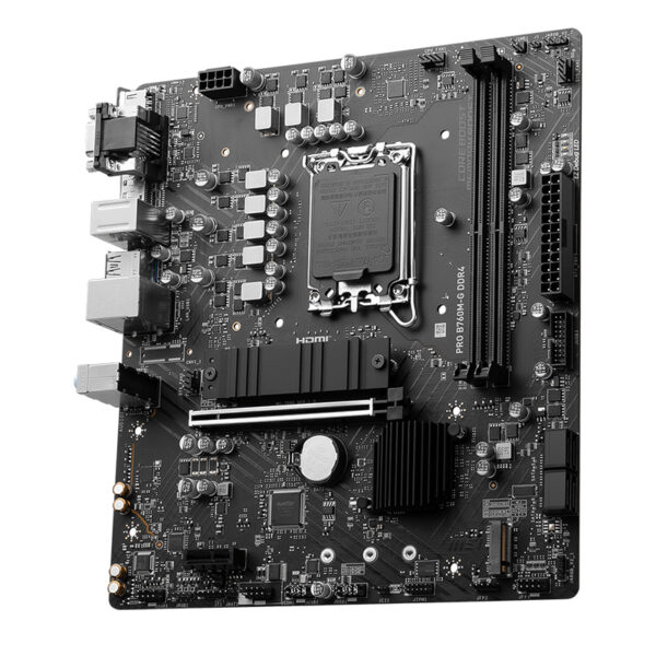 Motherboard MSI PRO B760M-G DDR4, Chipset Intel B760, LGA1700, HDMI, DP, VGA, mATX - Imagen 4