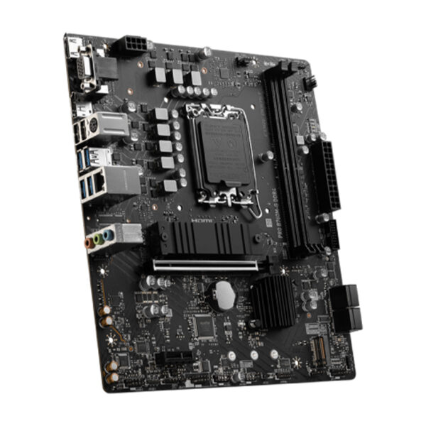 Motherboard MSI PRO B760M-G DDR4, Chipset Intel B760, LGA1700, HDMI, DP, VGA, mATX - Imagen 2