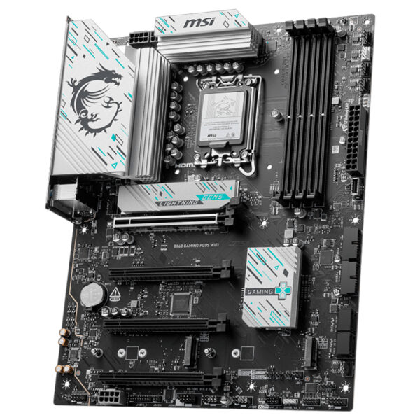 Motherboard MSI B860 GAMING PLUS WIFI, Chipset Intel B860, LGA 1851, HDMI, DP, ATX - Imagen 2
