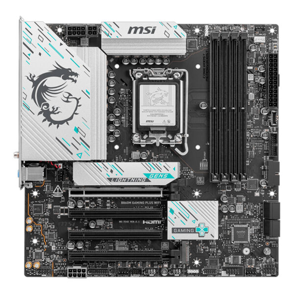 Motherboard MSI B860M GAMING PLUS WIFI, Chipset Intel B860, LGA 1851, HDMI, DP, mATX