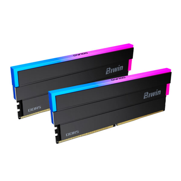 Memoria UDIMM Biwin Black Opal DW100 RGB, 32GB (2x16GB) DDR5-6000, PC5-48000, CL30, 1.35V
