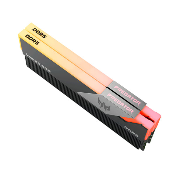 Memoria U-DIMM Predator Vesta II RGB, 32GB (2x16GB) DDR5-6000MHz, PC5-48000, CL32, 1.35V. - Imagen 2