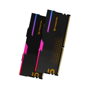 Memoria RAM Predator Hermes RGB 32GB (2x16GB) DDR5-6800MHz, CL32, 1.4V, Color Negro