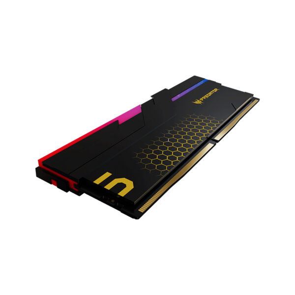Memoria RAM Predator Hermes RGB 32GB (2x16GB) DDR5-6800MHz, CL32, 1.4V, Color Negro - Imagen 2