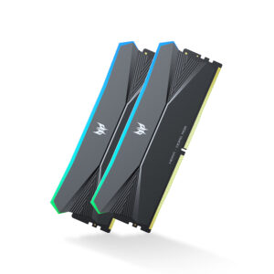 Memoria RAM Predator Hera RGB, 64GB (2x32GB) DDR5-6400MHz, CL32, 1.4V, Color Negro