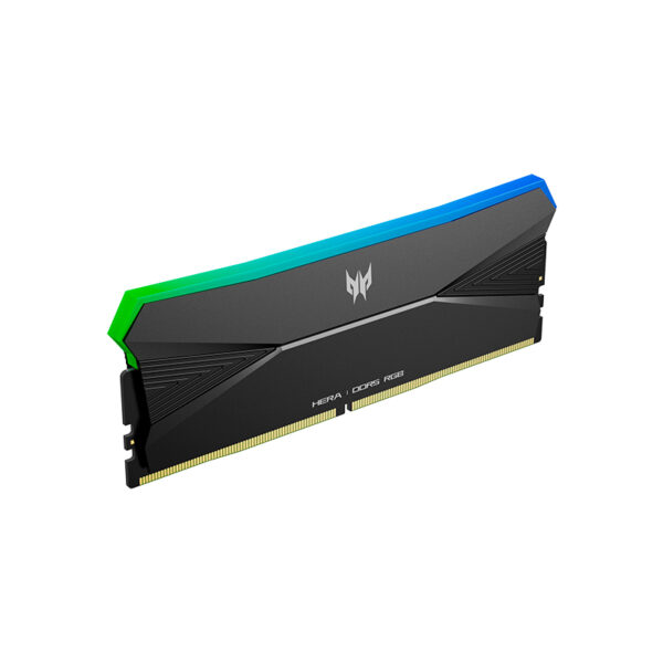 Memoria RAM Predator Hera RGB, 64GB (2x32GB) DDR5-6400MHz, CL32, 1.4V, Color Negro - Imagen 3