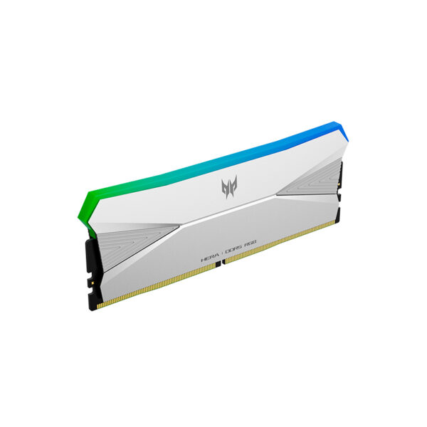 Memoria RAM Predator Hera RGB 64GB (2x32GB) DDR5-6400MHz, CL32, 1.4V, Color Silver - Imagen 3