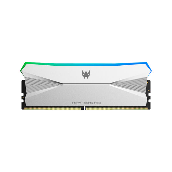 Memoria RAM Predator Hera RGB 64GB (2x32GB) DDR5-6400MHz, CL32, 1.4V, Color Silver - Imagen 2