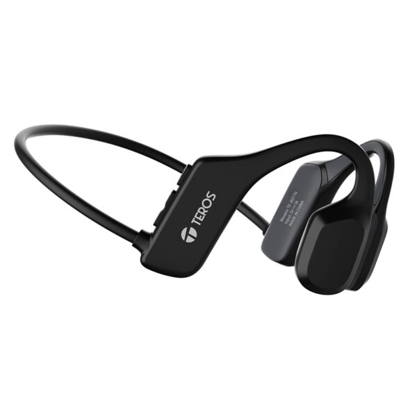 Audífonos de conducción ósea TEROS TE-8077N, bluetooth, negro