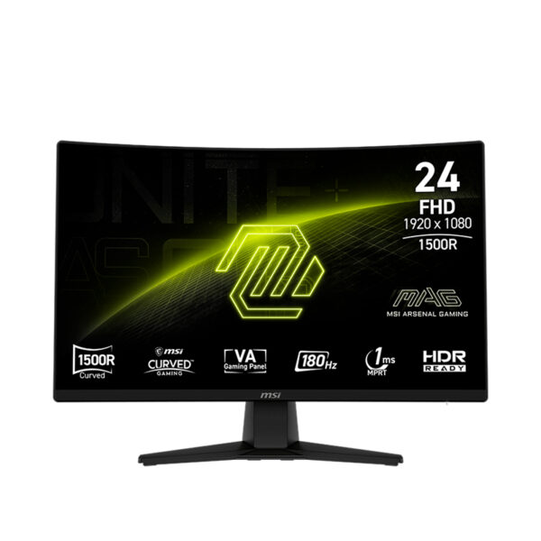 Monitor MSI MAG 242C Curvo (1500R) 23.6, FHD VA, HDMI / DP / Headphone-Out