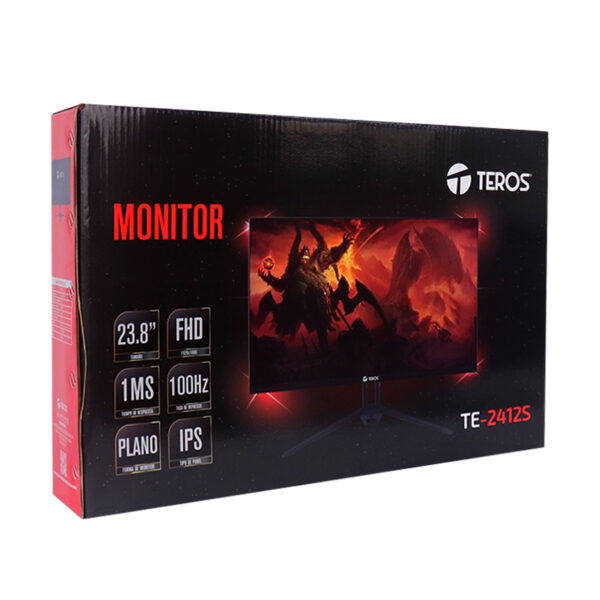 Monitor plano TEROS TE-2415S, 23.8" FHD IPS, HDMI, DP - Imagen 2