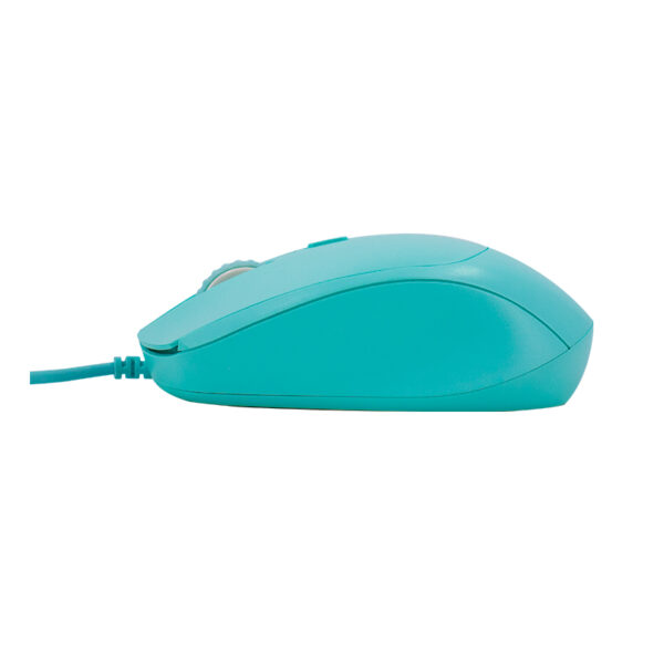 Mouse óptico TEROS TE-1227S, 800-1200-1600 DPI, USB, 4 botones, color verde - Imagen 4
