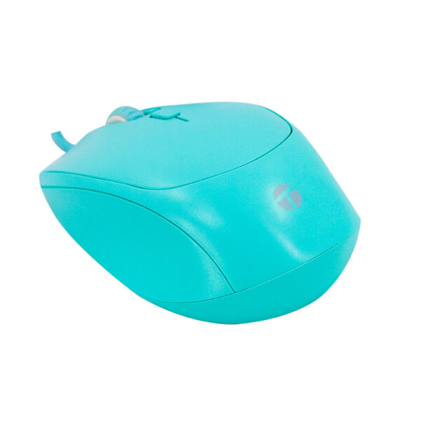 Mouse óptico TEROS TE-1227S, 800-1200-1600 DPI, USB, 4 botones, color verde - Imagen 2