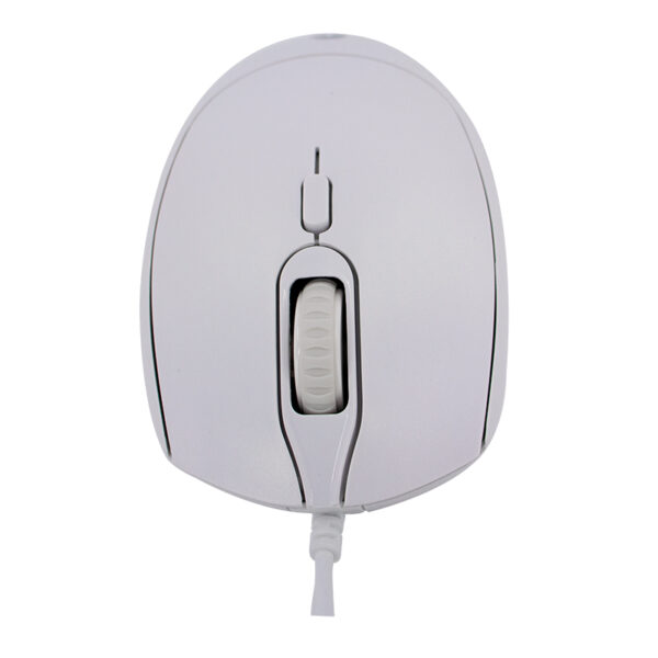 Mouse óptico TEROS TE-1225S, 800-1200-1600 DPI, USB, 4 botones, color blanco - Imagen 3