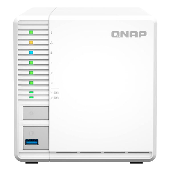 Servidor NAS QNAP TS-364-8G, Celeron N5095 4C / 2.9GHz, 8GB RAM, Bahias: 3 x 3.5" SATA - Imagen 2