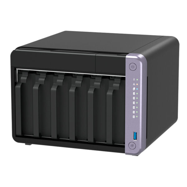 Servidor NAS QNAP TS-632X-4G, ARM AL524 4C/2GHz, 4GB RAM SODIMM, Bahias: 6x3.5" SATA - Imagen 3