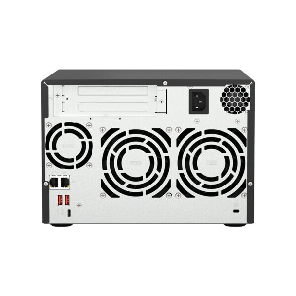 Servidor NAS QNAP TS-673A-8G, Ryzen V1500B 4C/2.2GHz, 8GB RAM SODIMM, Bahias: 6x3.5" SATA - Imagen 2