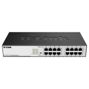 Switch D-Link DGS-1016C, 16 RJ-45 10/100/1000 Mbps, Auto MDI/MDIX.