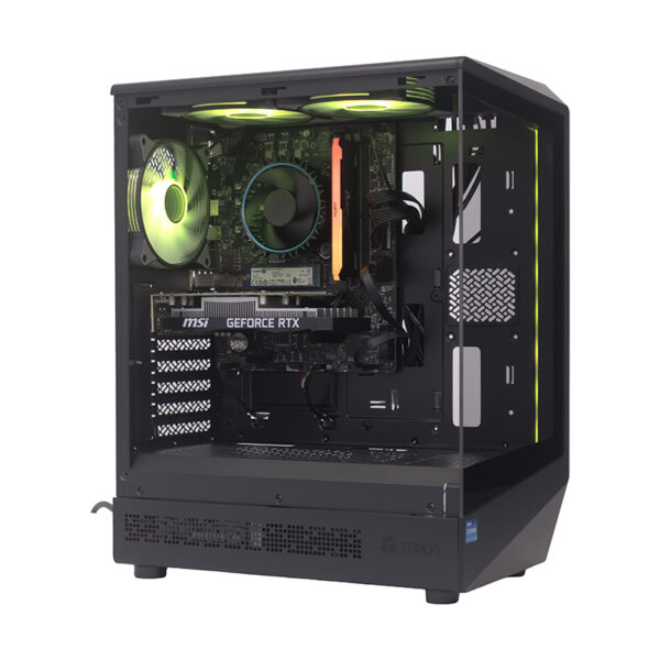 PC TE-8001G Core i5 14400F 2.5/4.7Ghz 16GB DDR5-5600 RTX3050 6GB Ubuntu, negro - Imagen 7