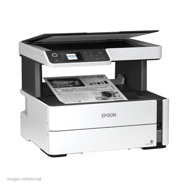 Multifuncional de tinta Epson EcoTank ET-M2170, imprime/escanea/copia, USB/LAN/WiFi.